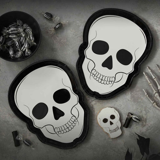 Fright Night Skull Paper Plates