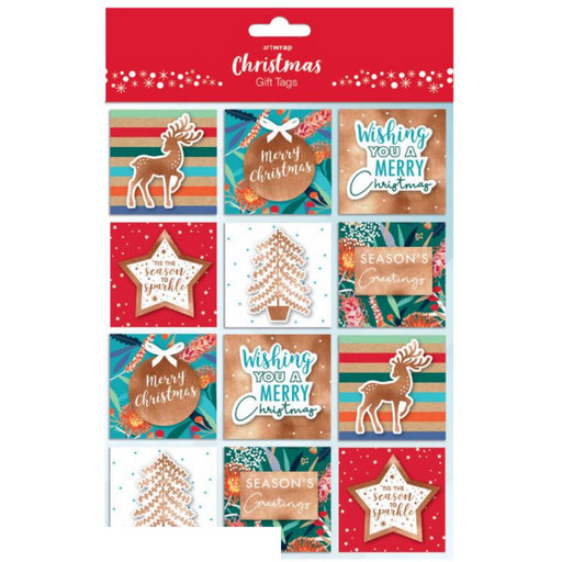 Ronis FSC Christmas Contemporary Gift Tag Mix 24pk