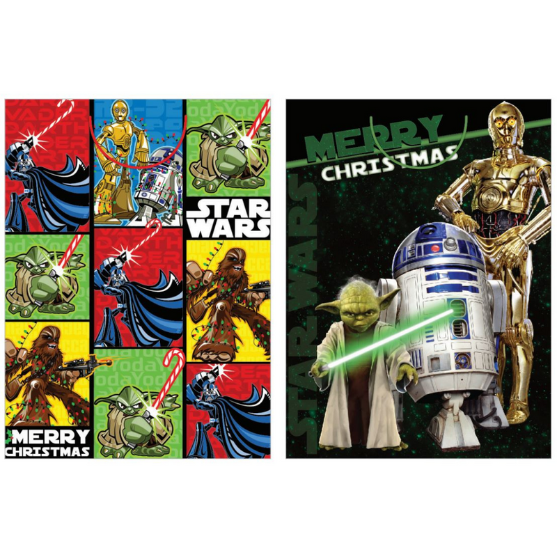 Christmas Starwars Gift Bag Jumbo