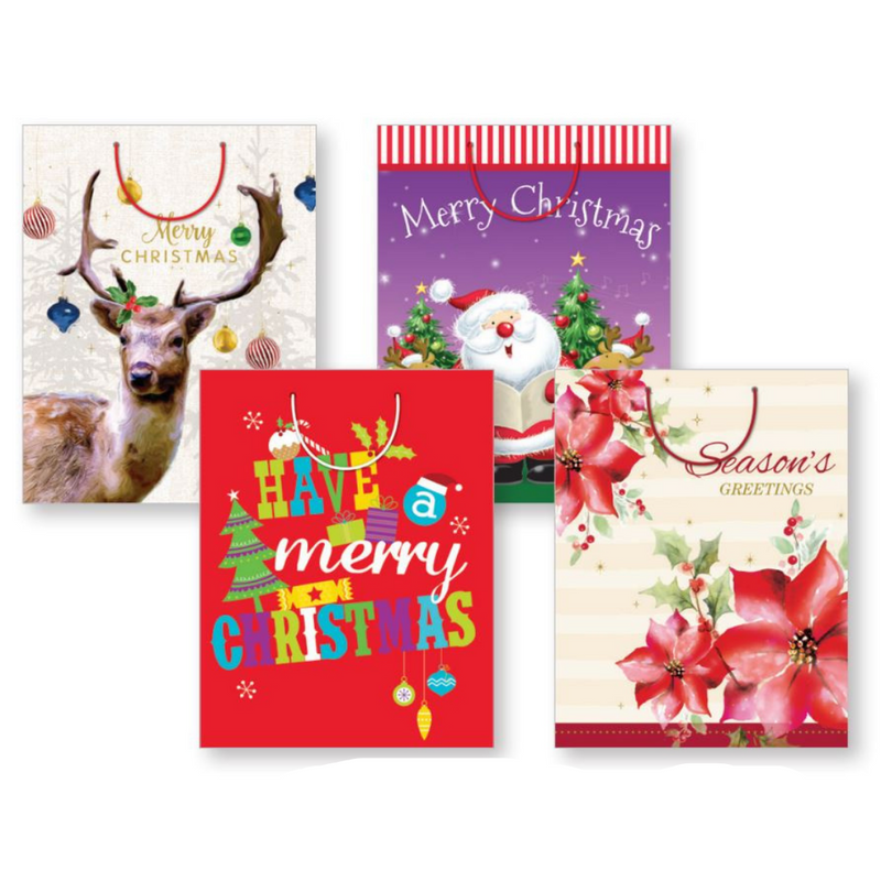 Ronis FSC Christmas Value Gift Bag Large 4 Asstd