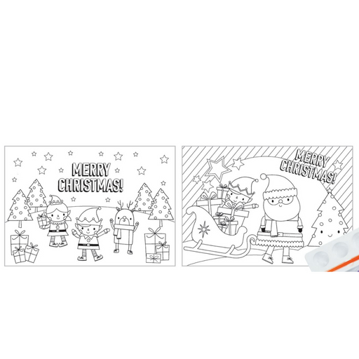 Ronis FSC Mix Christmas Canvas and Paint Set 2 Asstd