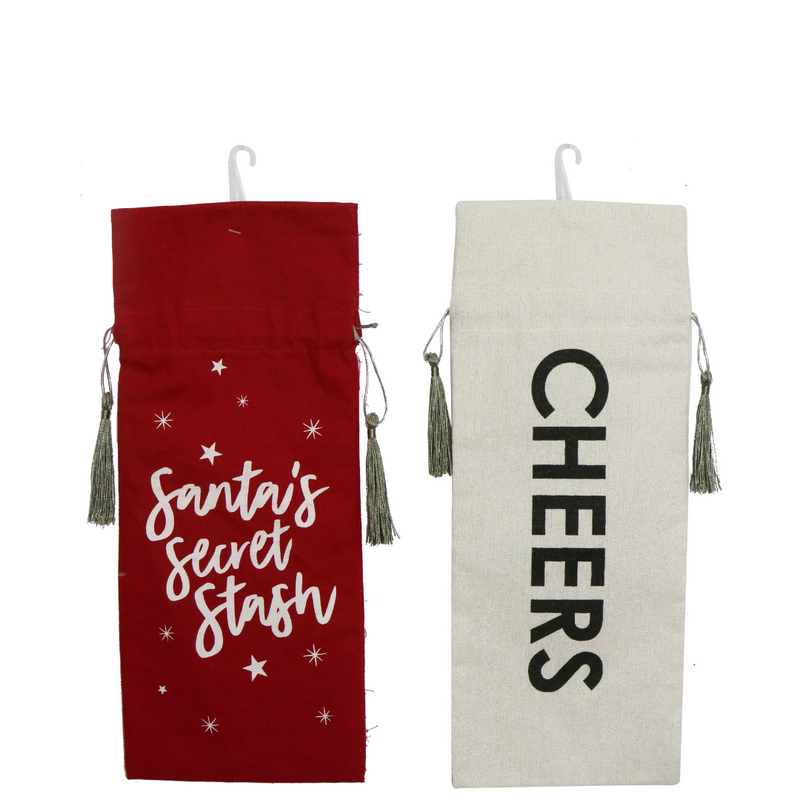 Ronis Fabric Bottle Bag 2 Asstd