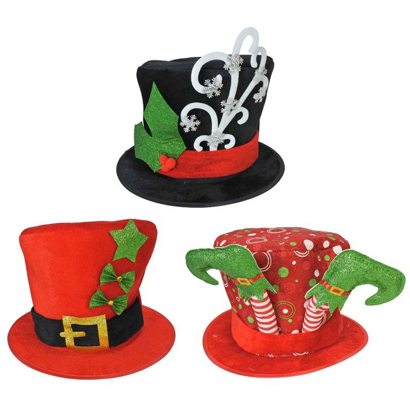 Ronis Fancy Trimmed Top Hat 3 Asstd