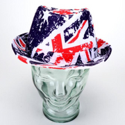 Ronis Fedora Hat Adults Printed Australiana Design – thumbnail