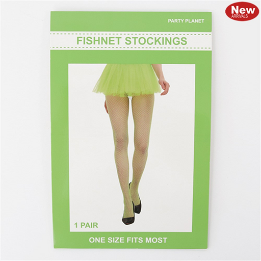 Ronis Fishnet Tights Green