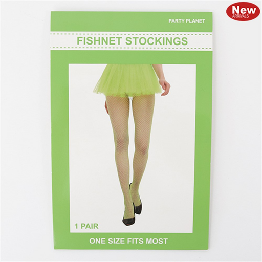 Green fishnet tights costume stockings for St Patrick’s Day outfits, themed parties, festivals, and dress-up looks
