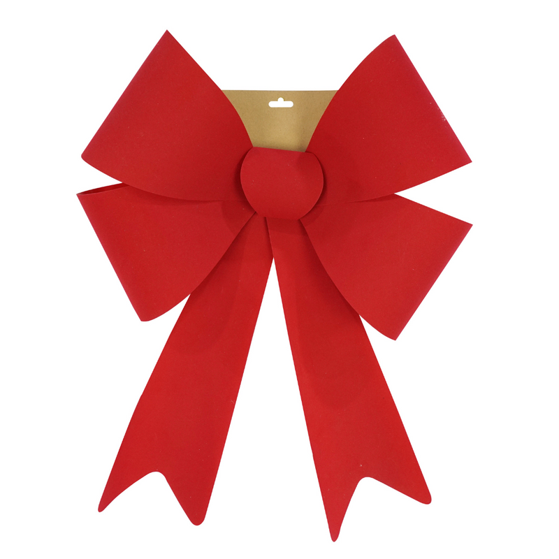 Ronis Flocked Bow Red XXL 50x63cm