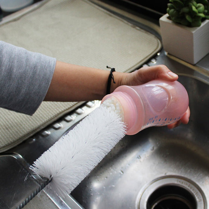 Foam Tipped Baby Bottle Washing Brush