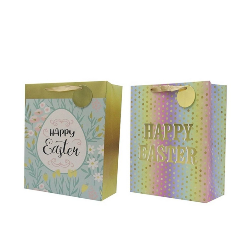 Ronis Foiled East Gift Bag Medium 2 Assorted