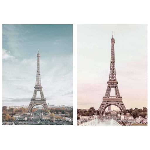 Ronis Frame Canvas Chateu De Paris 70x100cm 5x1cm Champagne Assorted