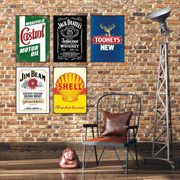 Ronis Framed Canvas Man Shed 30x40cm 12 Asstd