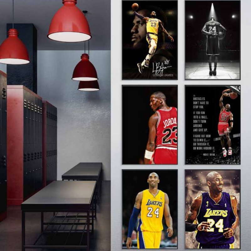 Ronis Framed Canvas Sports Stars 30x40cm Assorted