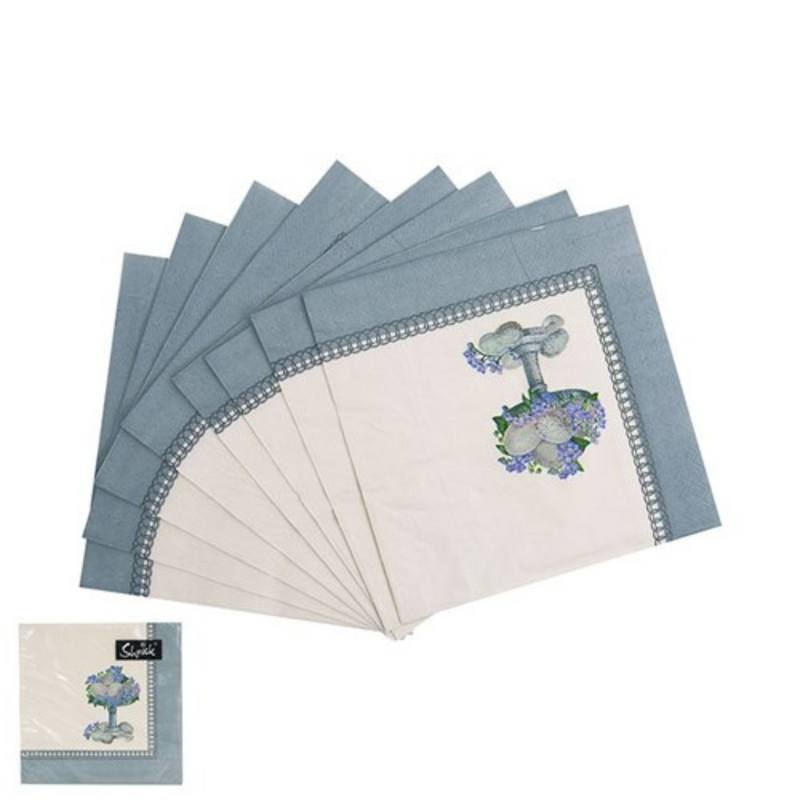 Ronis French Linen Look Easter Paper Napkin 33x33cm 20pk 2ply