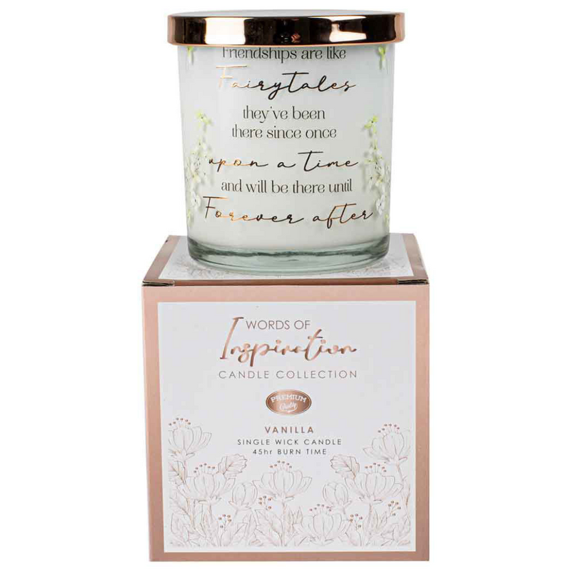 Ronis Friendship Candle Vanilla 9x8cm