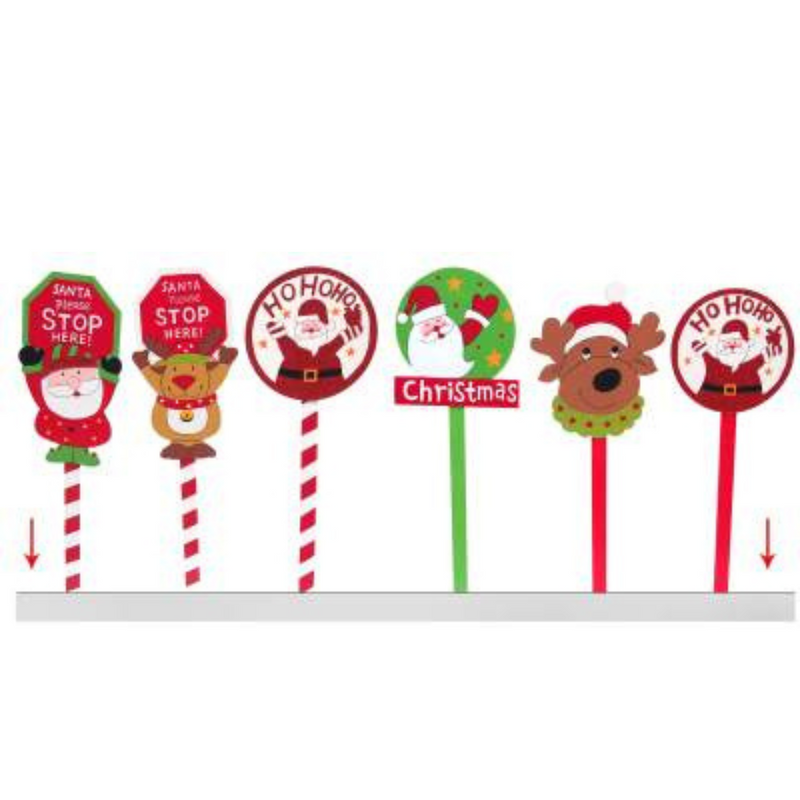 Ronis Garden Stake Festive Mix 100cm Assorted