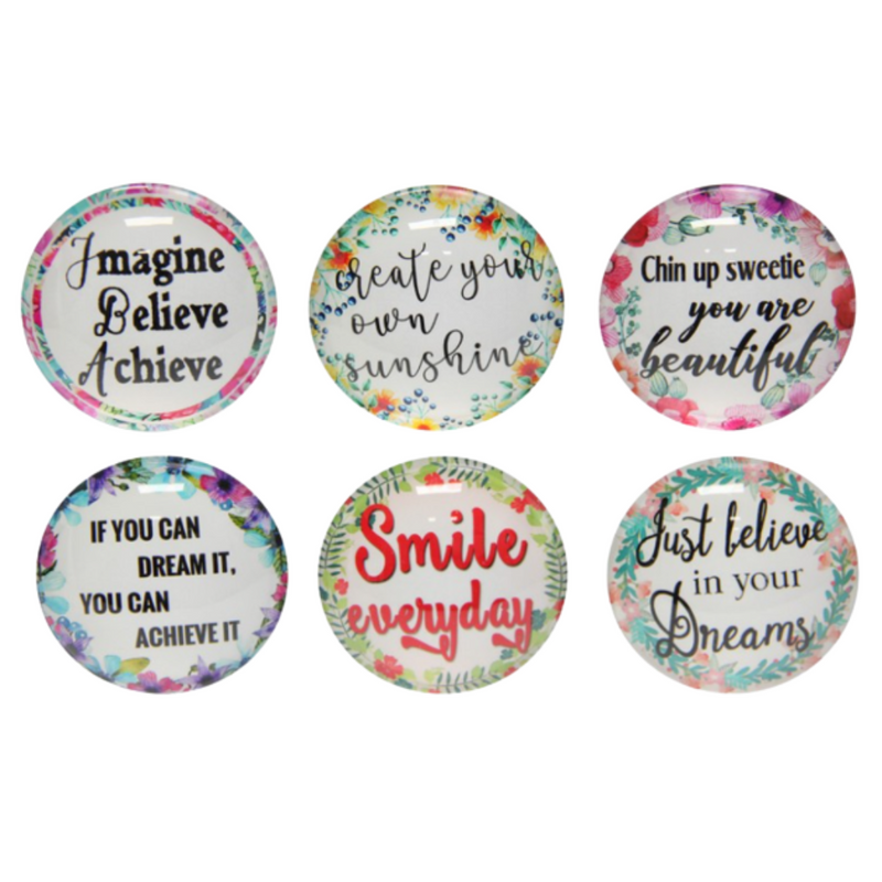 Ronis Glass Inspired Magnet 5cm Assorted