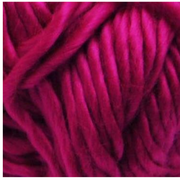 Glimmer Twist Yarn solid fuchsia 100g ball with 134m length for crochet and knitting – thumbnail