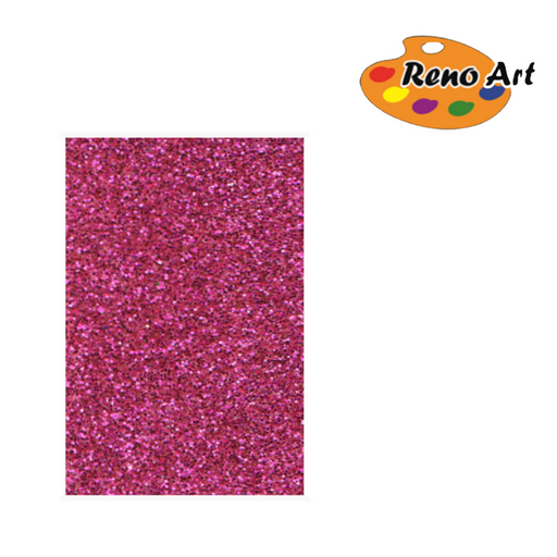 Glitter-EVA Fuchsia 40x60cm sparkly fuchsia craft foam sheet for costumes and school projects