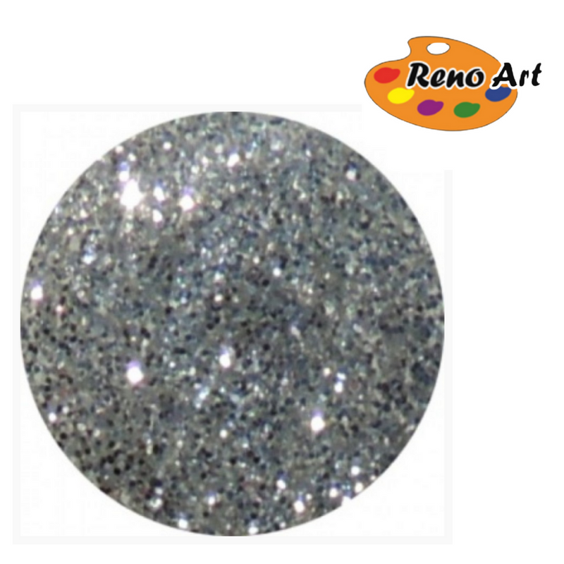 Glitter Paint 75ml Silver sparkle craft paint for school projects, posters and DIY decorations