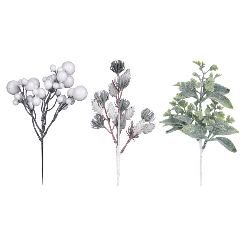 Ronis Glitter Pick White 25cm Assorted