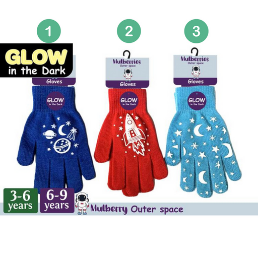 Ronis Glow in the Dark Space Glove 3 Asstd