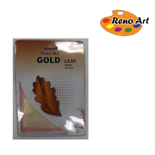 Gold Leaf 25 sheets 14x14cm for gilding, mixed media and DIY craft decoration