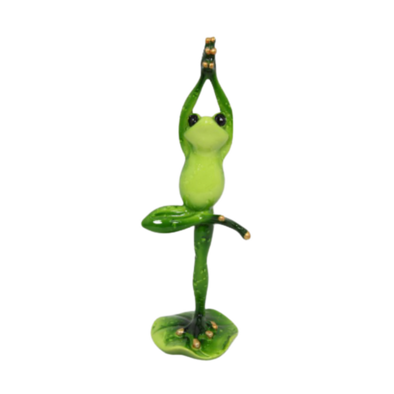 Ronis Green Marble Yoga Frog Assorted