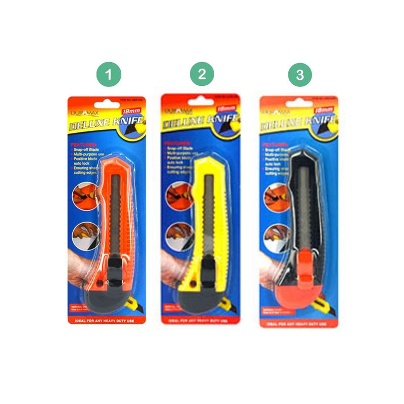 Deluxe Pocket Knife-18mm-3 Colours