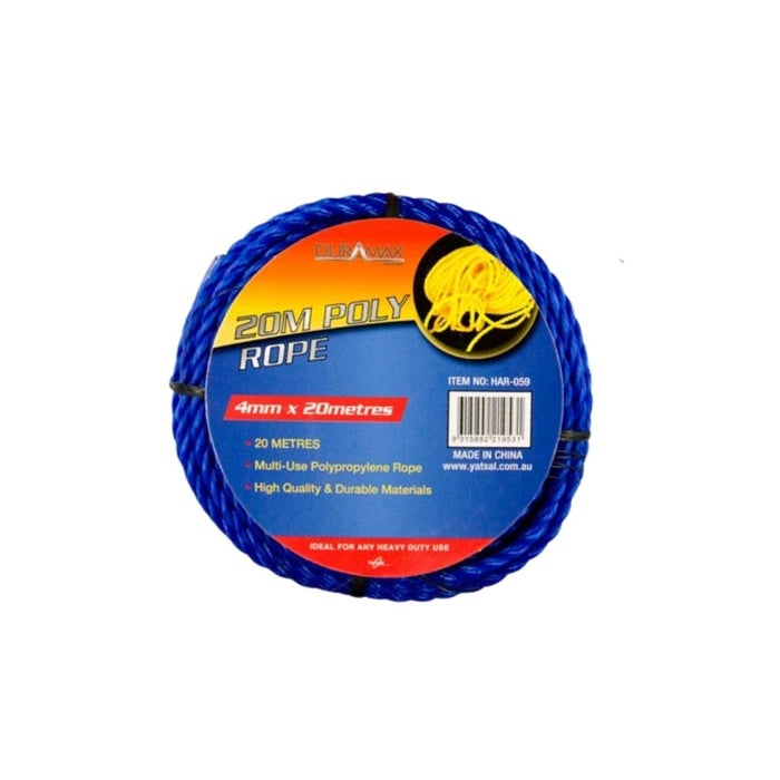 Polly Rope-4mmx20M-3 Col-MultiUse