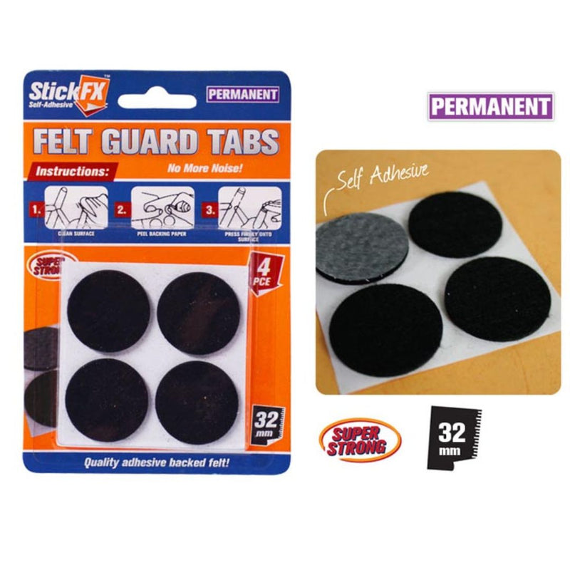 Self-Adhesive Felt Guard Tabs-32mm