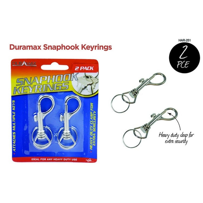 2pce Snaphook Key Rings