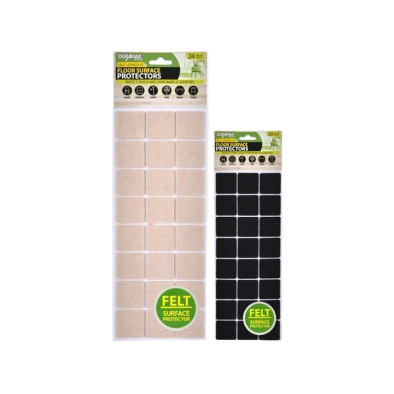 Felt Adhesive Skid Protectors 24pcs