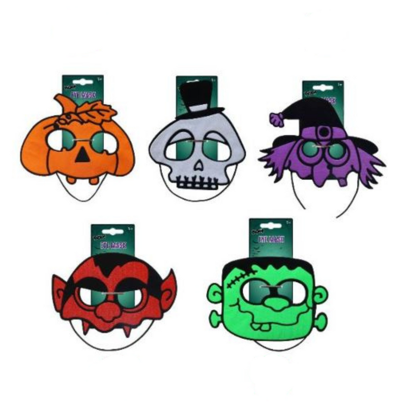 Ronis Halloween Kids Eye Mask 5 Asstd
