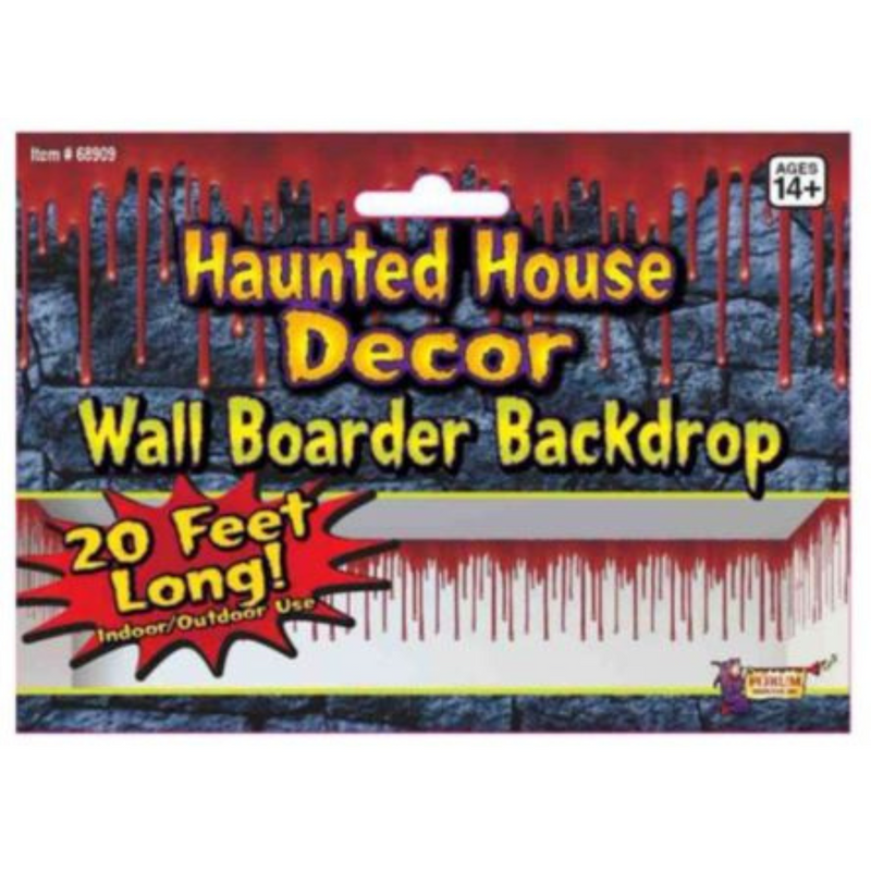 Ronis Haunted House Dripping Blood Roll