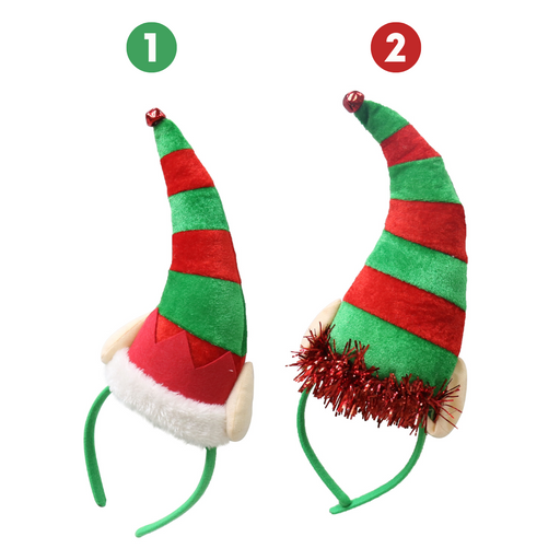 Ronis Headband Jumbo Elf Hat 2 Asstd