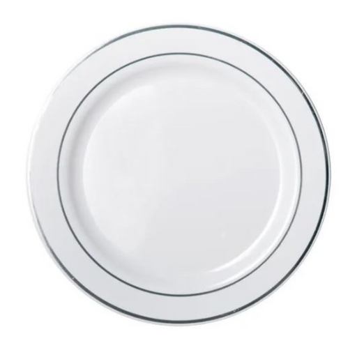 Ronis Heavy Duty Dinner Plate With Silver Lining 26cm