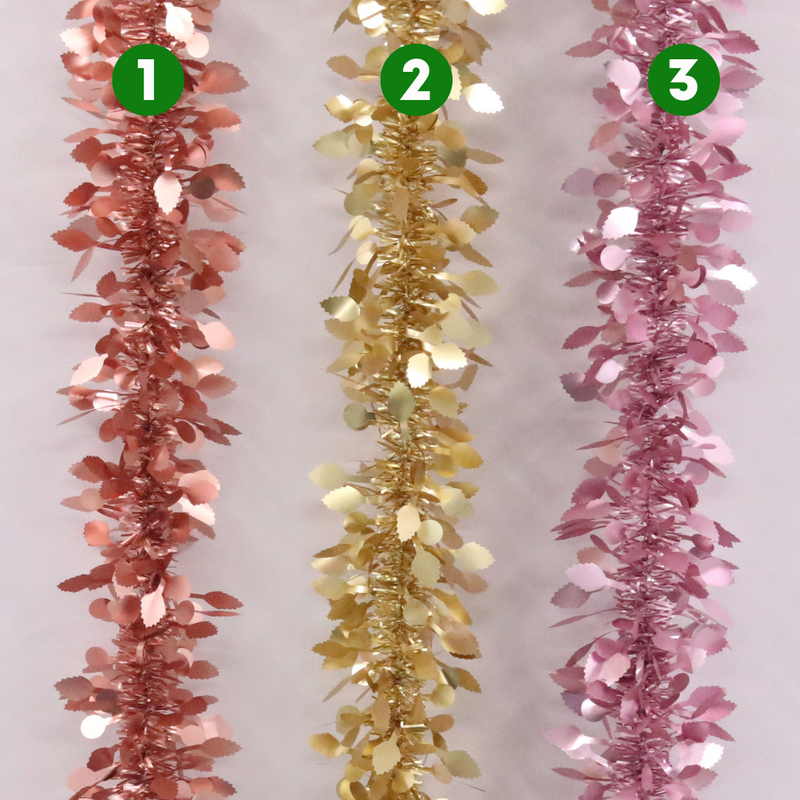 Ronis Holy Leaf Tinsel 2m 6ply 3 Asstd