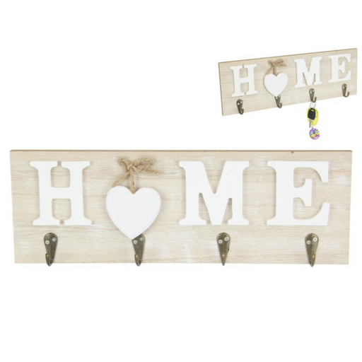 Ronis Home Key Rack with Love Heart MDF 35cm