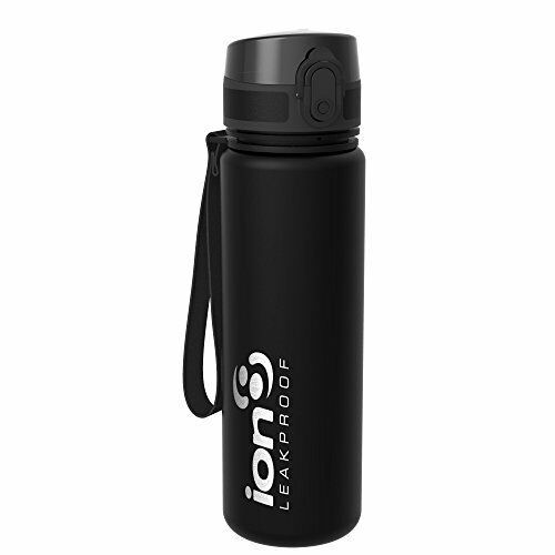 Ion8 Slim Water Bottle Black 500Ml