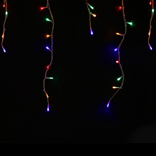 Water fall Icicle Multicolour 1008 Lights Clear Cord