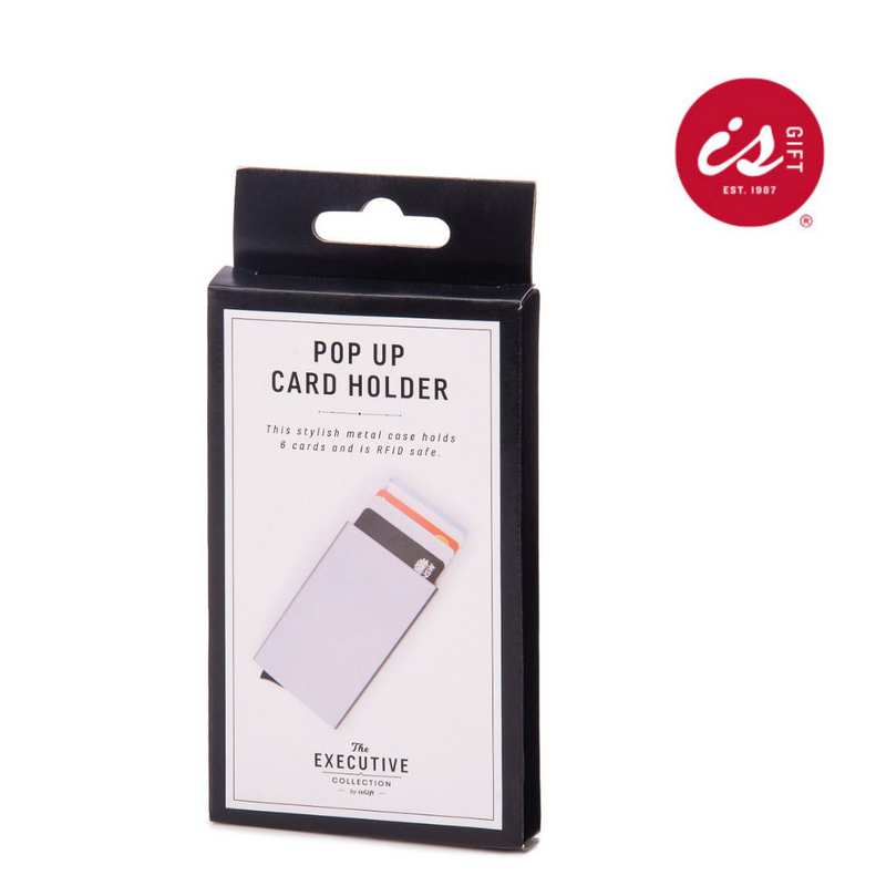 Ronis IS Gift Executive Pop-Up Card Holder Grey