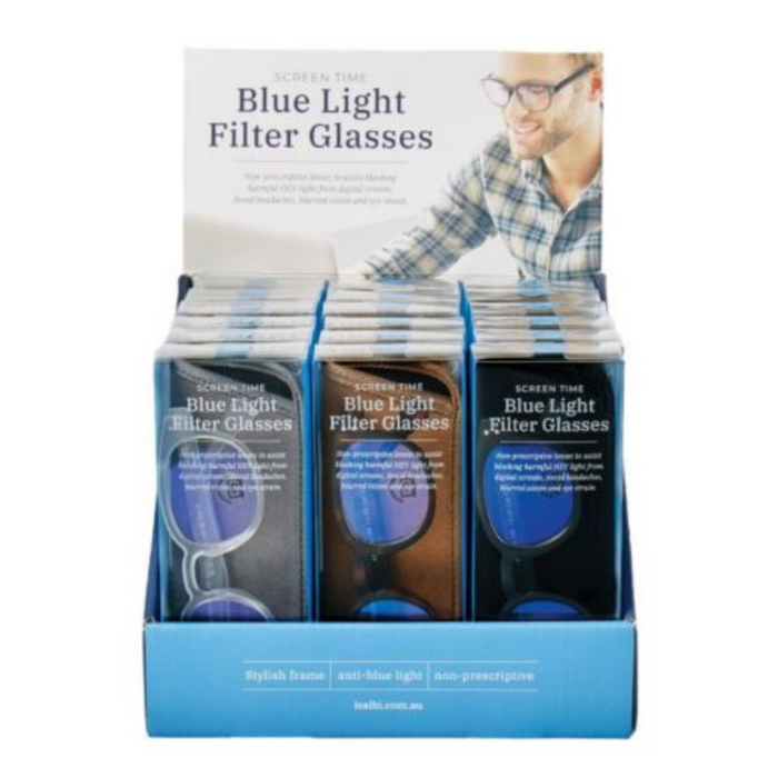 Ronis IS Gift Screen Time Blue Light Filter Glasses 3 Asstd