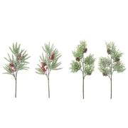 Ronis Icy Glitter Foliage Spray 48cm Assorted