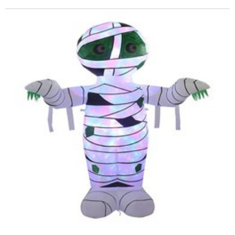 Ronis Inflatable Mummy with Disco Lights 1.8m