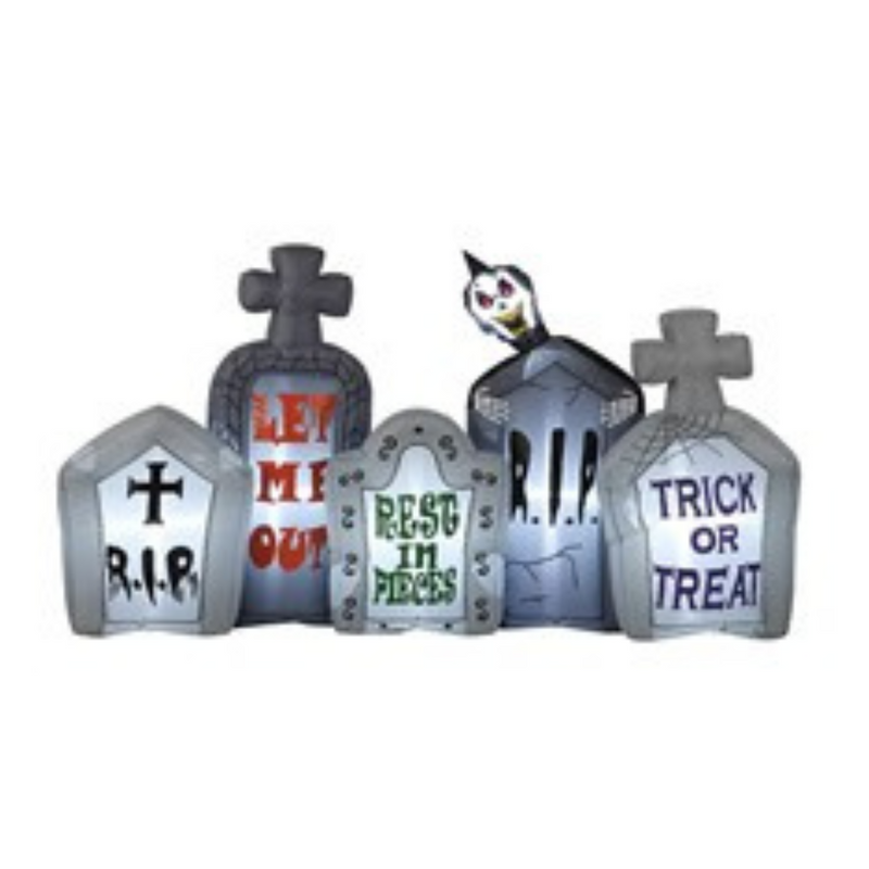 Ronis Inflatable Tombstones with LED Lights 2.7m