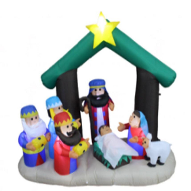 Ronis Inflatables Nativity with LED Lights 180cm