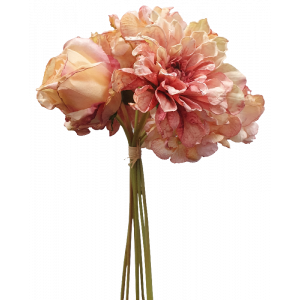 Rose Dahlia Hydrangea Bundle Pink