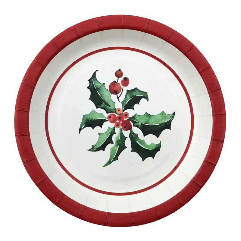 Ronis Joy To The World Paper Plates 18cm 10pk