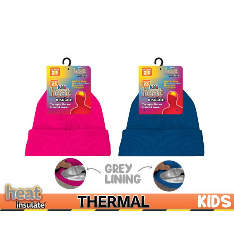 Ronis Kids Heat Insulated Beanie 2 Asstd