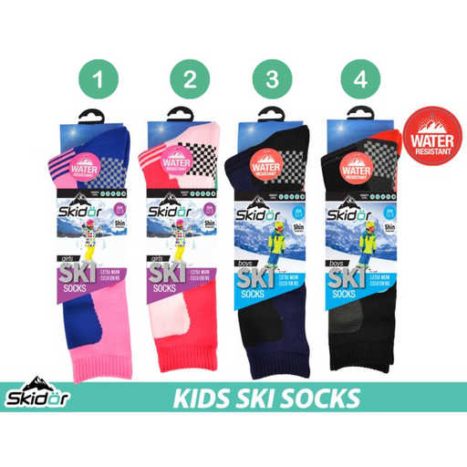 Ronis Kids Ski Socks 4 Asstd